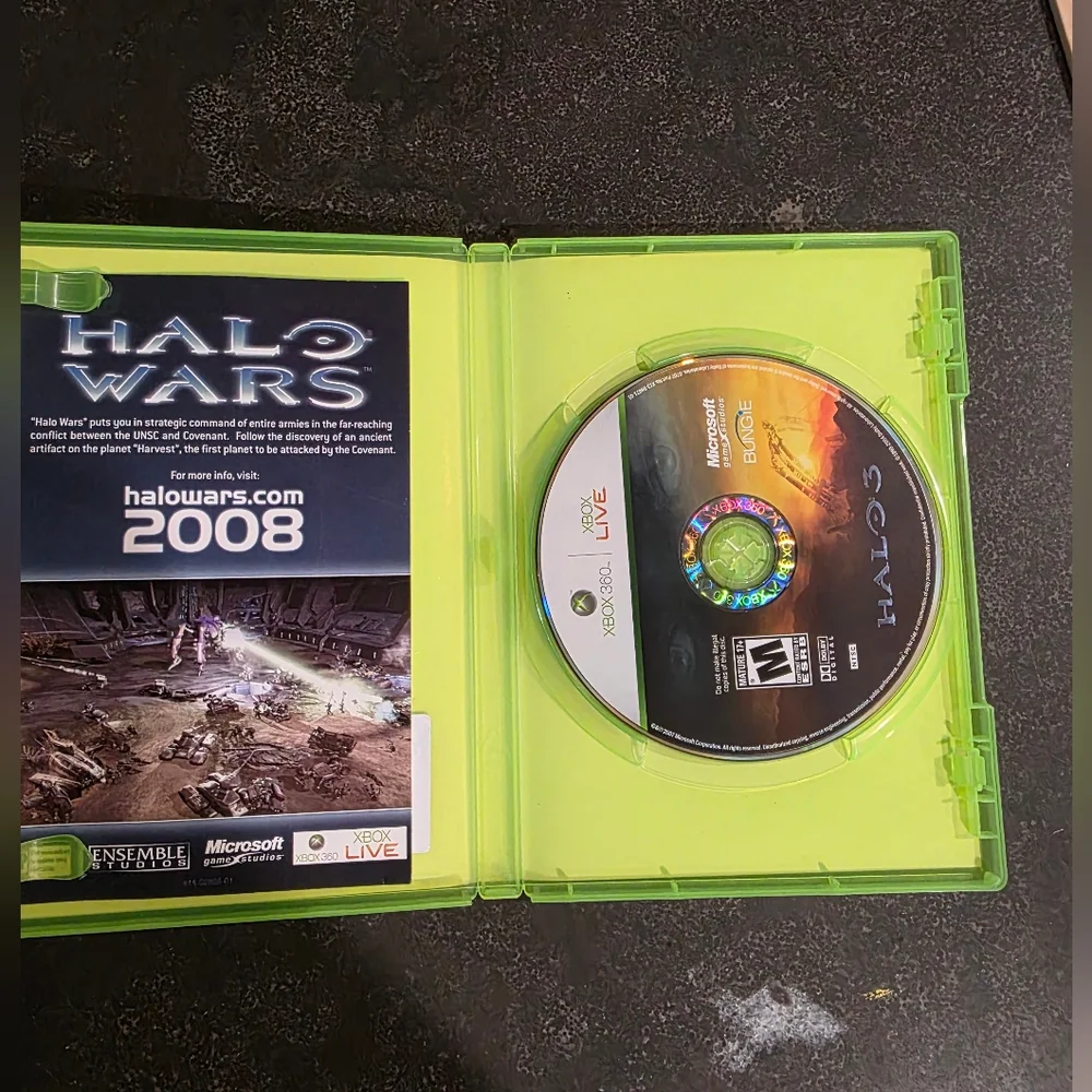 Microsoft Xbox 360 Green Video Game Collection